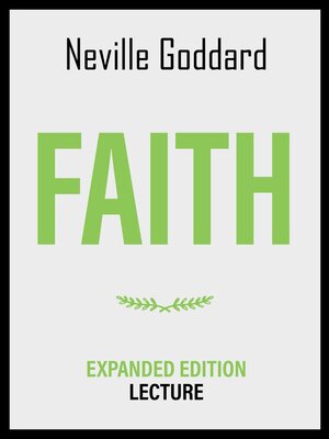 cover image of Faith--Expanded Edition Lecture